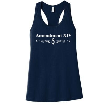 14TH Amendment USA Constitution Women's Racerback Tank