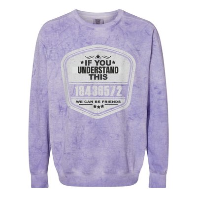 18436572 Awesome V8 Firing Order Car Enthusiast Colorblast Crewneck Sweatshirt