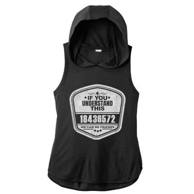 18436572 Awesome V8 Firing Order Car Enthusiast Ladies PosiCharge Tri-Blend Wicking Draft Hoodie Tank