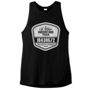 18436572 Awesome V8 Firing Order Car Enthusiast Ladies PosiCharge Tri-Blend Wicking Tank