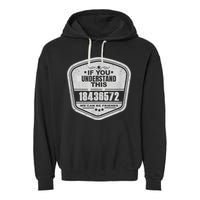 18436572 Awesome V8 Firing Order Car Enthusiast Garment-Dyed Fleece Hoodie