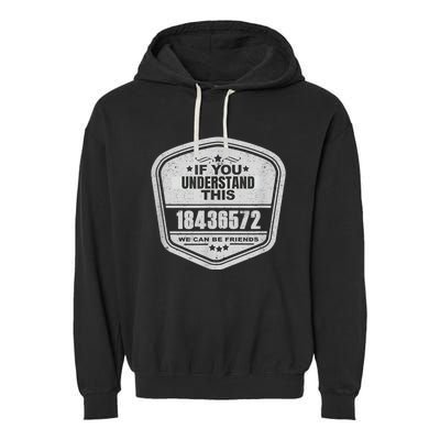 18436572 Awesome V8 Firing Order Car Enthusiast Garment-Dyed Fleece Hoodie