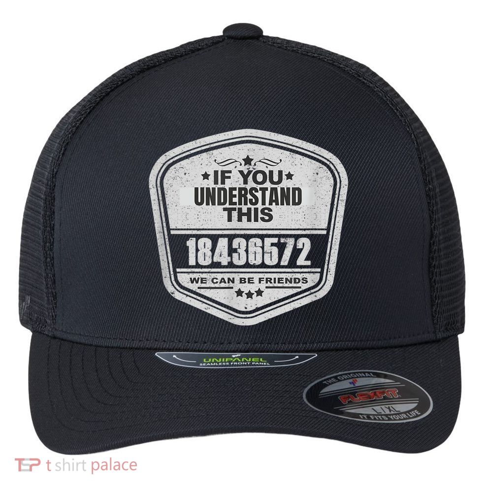 18436572 Awesome V8 Firing Order Car Enthusiast Flexfit Unipanel Trucker Cap