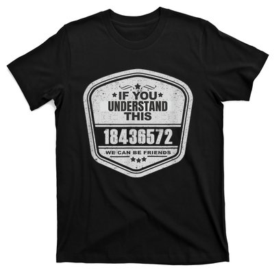 18436572 Awesome V8 Firing Order Car Enthusiast T-Shirt