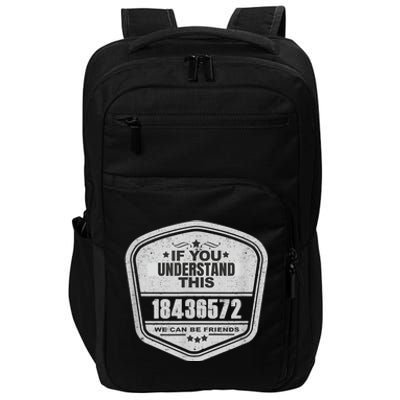 18436572 Awesome V8 Firing Order Car Enthusiast Impact Tech Backpack