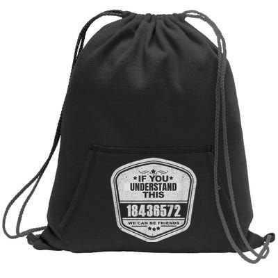 18436572 Awesome V8 Firing Order Car Enthusiast Sweatshirt Cinch Pack Bag