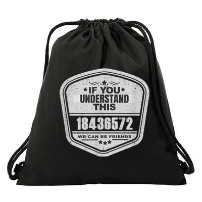 18436572 Awesome V8 Firing Order Car Enthusiast Drawstring Bag