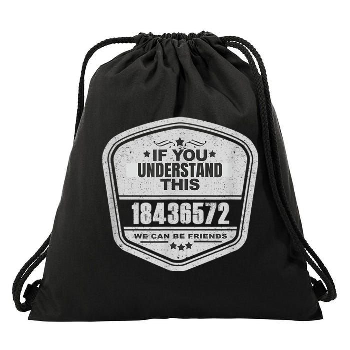 18436572 Awesome V8 Firing Order Car Enthusiast Drawstring Bag