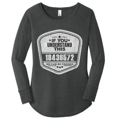 18436572 Awesome V8 Firing Order Car Enthusiast Women's Perfect Tri Tunic Long Sleeve Shirt
