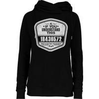 18436572 Awesome V8 Firing Order Car Enthusiast Womens Funnel Neck Pullover Hood