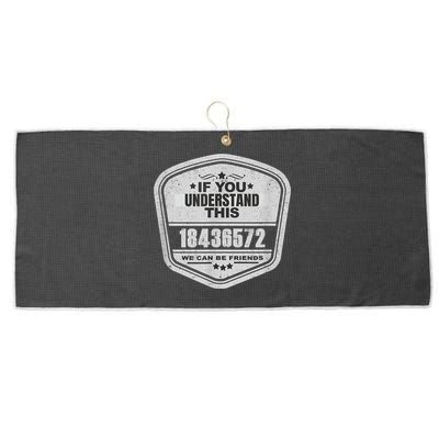 18436572 Awesome V8 Firing Order Car Enthusiast Large Microfiber Waffle Golf Towel