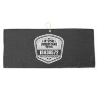 18436572 Awesome V8 Firing Order Car Enthusiast Large Microfiber Waffle Golf Towel