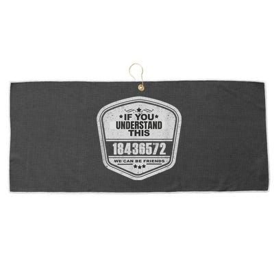 18436572 Awesome V8 Firing Order Car Enthusiast Large Microfiber Waffle Golf Towel