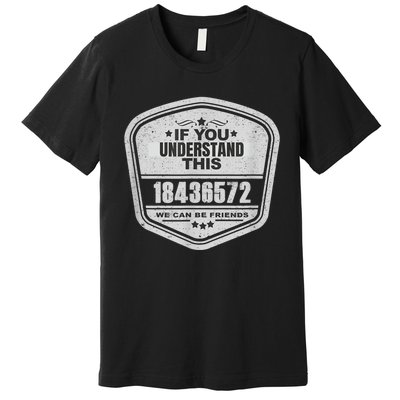 18436572 Awesome V8 Firing Order Car Enthusiast Premium T-Shirt