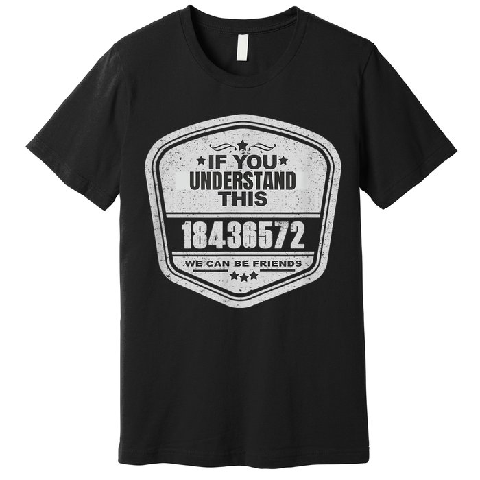 18436572 Awesome V8 Firing Order Car Enthusiast Premium T-Shirt