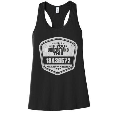 18436572 Awesome V8 Firing Order Car Enthusiast Women's Racerback Tank