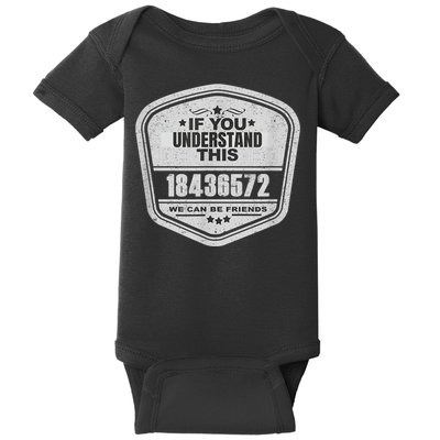 18436572 Awesome V8 Firing Order Car Enthusiast Baby Bodysuit