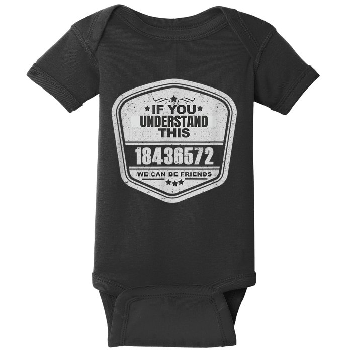 18436572 Awesome V8 Firing Order Car Enthusiast Baby Bodysuit