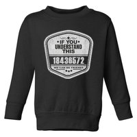 18436572 Awesome V8 Firing Order Car Enthusiast Toddler Sweatshirt