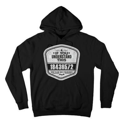 18436572 Awesome V8 Firing Order Car Enthusiast Tall Hoodie