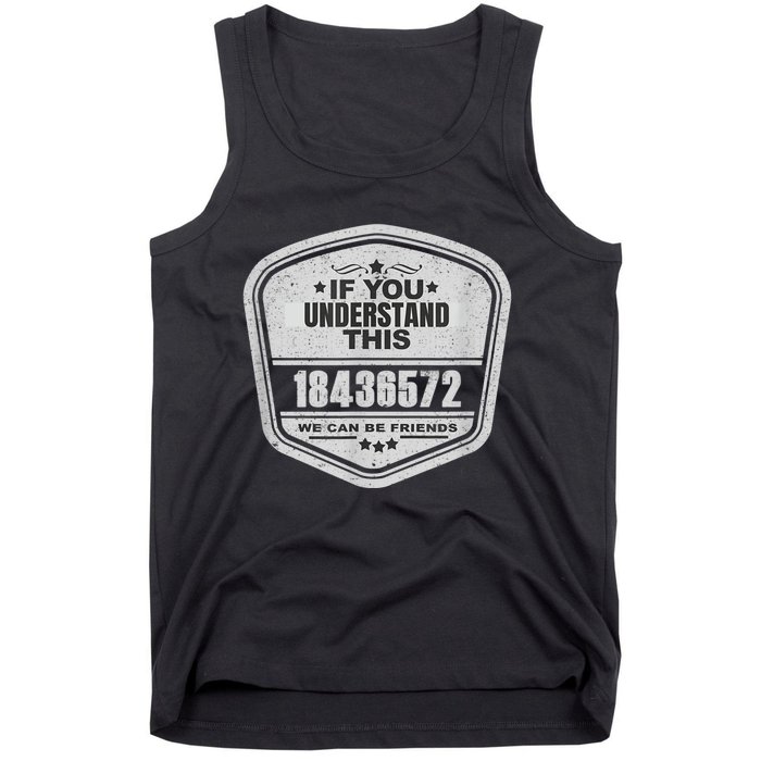 18436572 Awesome V8 Firing Order Car Enthusiast Tank Top