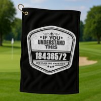 18436572 Awesome V8 Firing Order Car Enthusiast Golf Towel