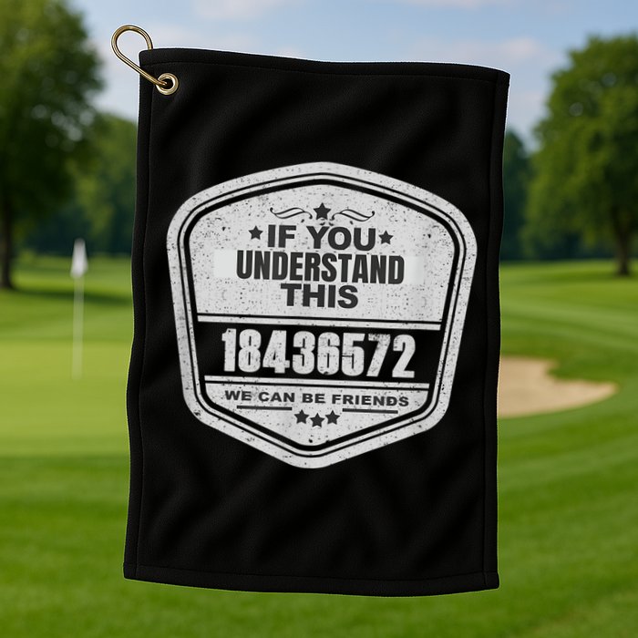 18436572 Awesome V8 Firing Order Car Enthusiast Golf Towel