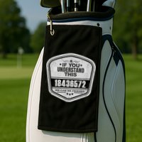 18436572 Awesome V8 Firing Order Car Enthusiast Golf Towel