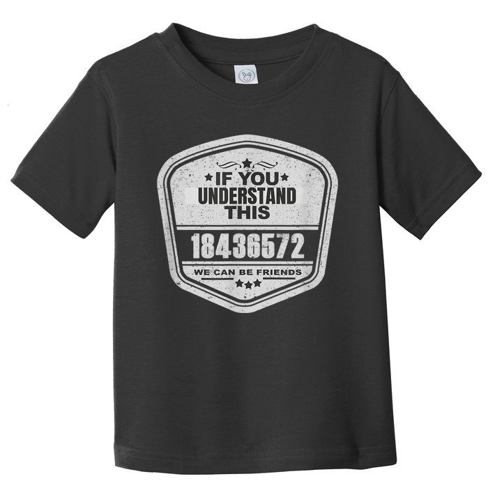 18436572 Awesome V8 Firing Order Car Enthusiast Toddler T-Shirt