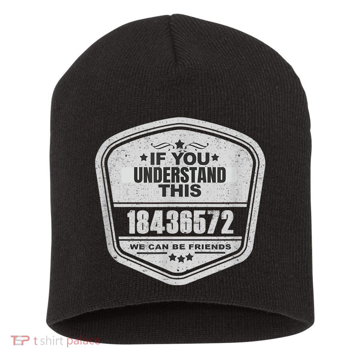 18436572 Awesome V8 Firing Order Car Enthusiast Short Acrylic Beanie