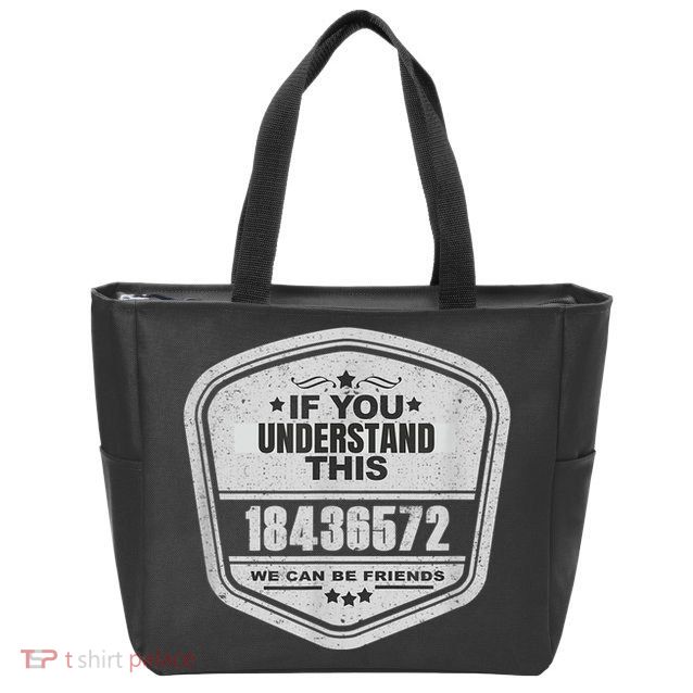 18436572 Awesome V8 Firing Order Car Enthusiast Zip Tote Bag
