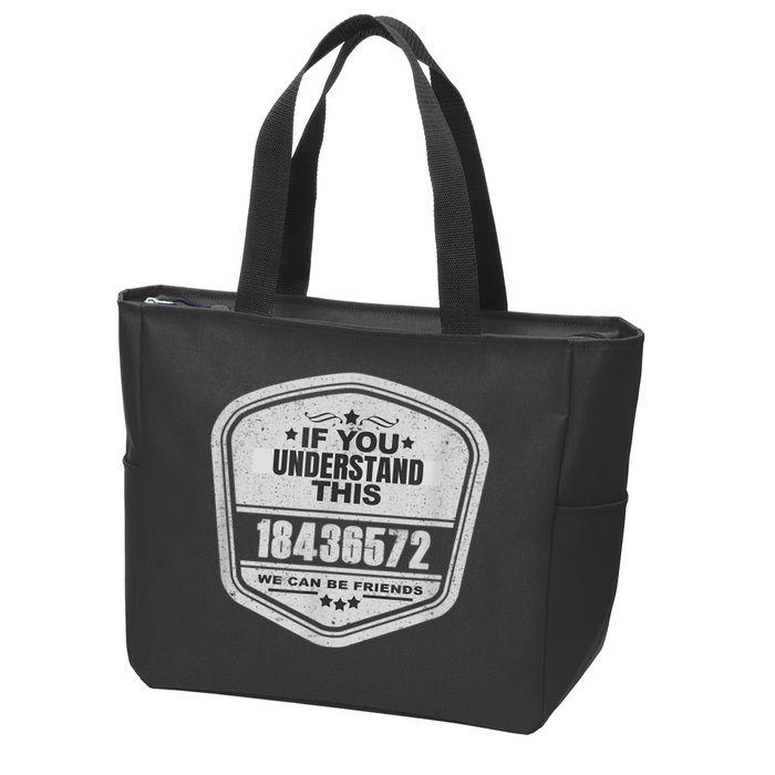 18436572 Awesome V8 Firing Order Car Enthusiast Zip Tote Bag