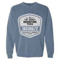 18436572 Awesome V8 Firing Order Car Enthusiast Garment-Dyed Sweatshirt