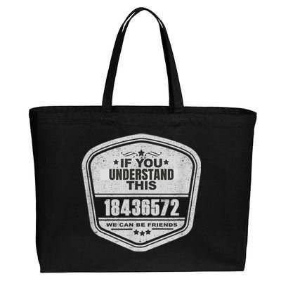 18436572 Awesome V8 Firing Order Car Enthusiast Cotton Canvas Jumbo Tote