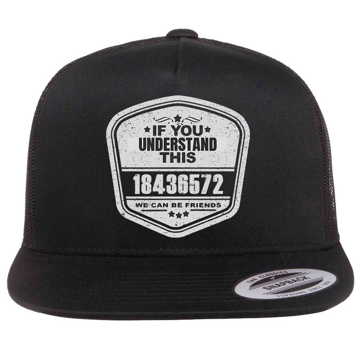18436572 Awesome V8 Firing Order Car Enthusiast Gift Flatbill Hat