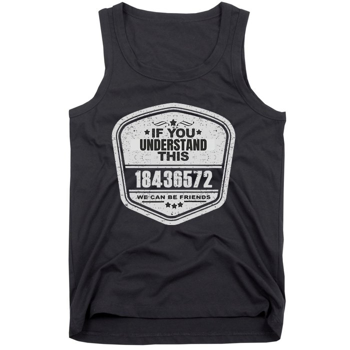 18436572 Awesome V8 Firing Order Car Enthusiast Gift Tank Top