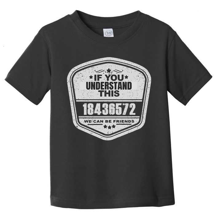 18436572 Awesome V8 Firing Order Car Enthusiast Gift Toddler T-Shirt