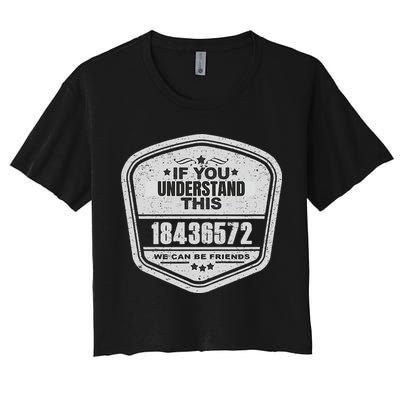 18436572 Awesome V8 Firing Order Car Enthusiast Gift Crop Top