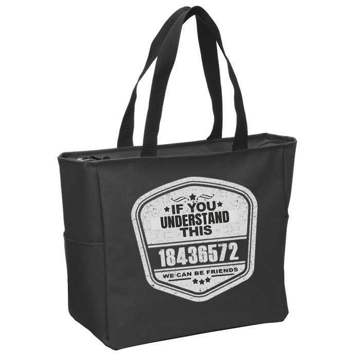 18436572 Awesome V8 Firing Order Car Enthusiast Gift Zip Tote Bag