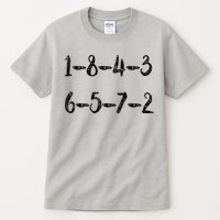 18436572 AWESOME V8 FIRING ORDER CAR ENTHUSIAST Tall T-Shirt