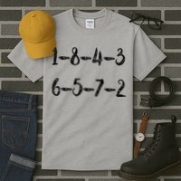 18436572 AWESOME V8 FIRING ORDER CAR ENTHUSIAST Tall T-Shirt