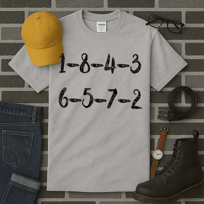 18436572 AWESOME V8 FIRING ORDER CAR ENTHUSIAST Tall T-Shirt