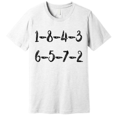18436572 AWESOME V8 FIRING ORDER CAR ENTHUSIAST Premium T-Shirt