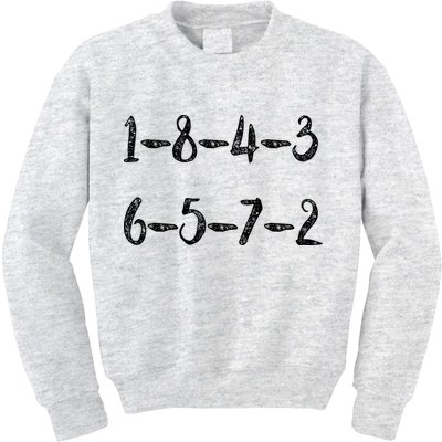 18436572 AWESOME V8 FIRING ORDER CAR ENTHUSIAST Kids Sweatshirt