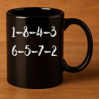 18436572 AWESOME V8 FIRING ORDER CAR ENTHUSIAST 11oz C Handle Ceramic Mug