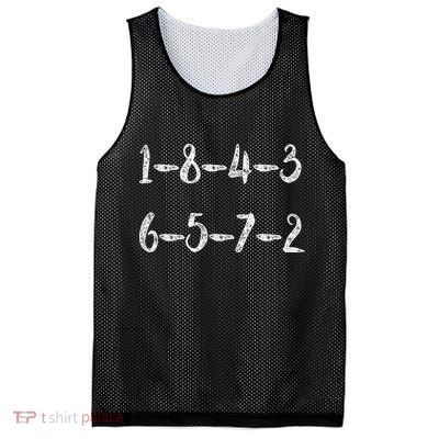 18436572 AWESOME V8 FIRING ORDER CAR ENTHUSIAST Mesh Reversible Basketball Jersey Tank
