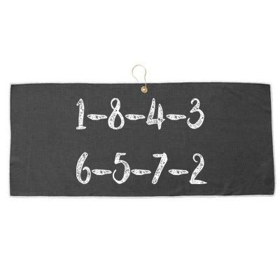 18436572 AWESOME V8 FIRING ORDER CAR ENTHUSIAST Large Microfiber Waffle Golf Towel
