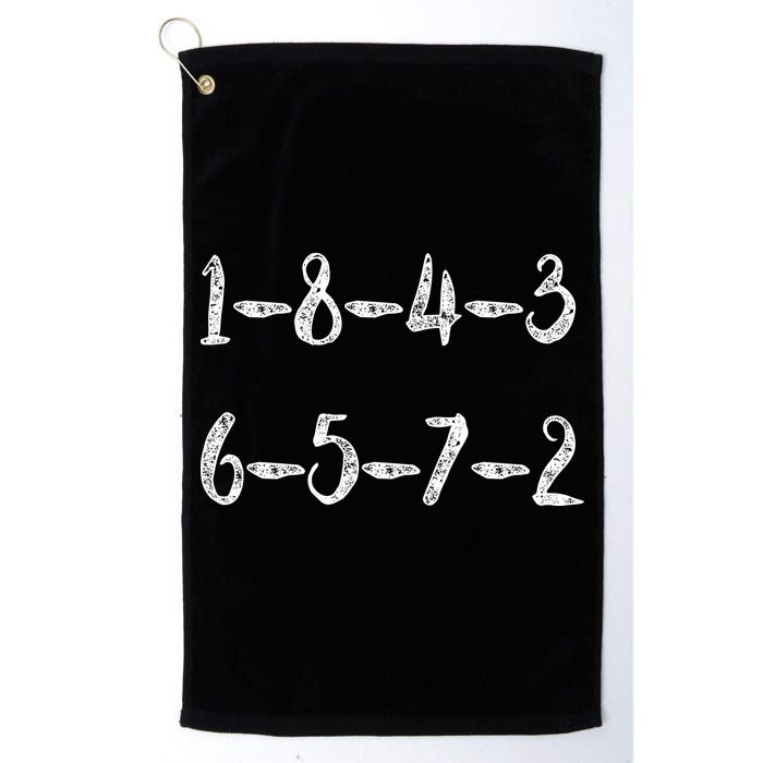 18436572 AWESOME V8 FIRING ORDER CAR ENTHUSIAST Golf Towel