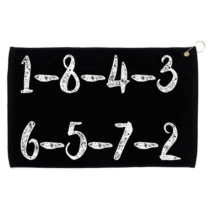 18436572 AWESOME V8 FIRING ORDER CAR ENTHUSIAST Grommeted Golf Towel