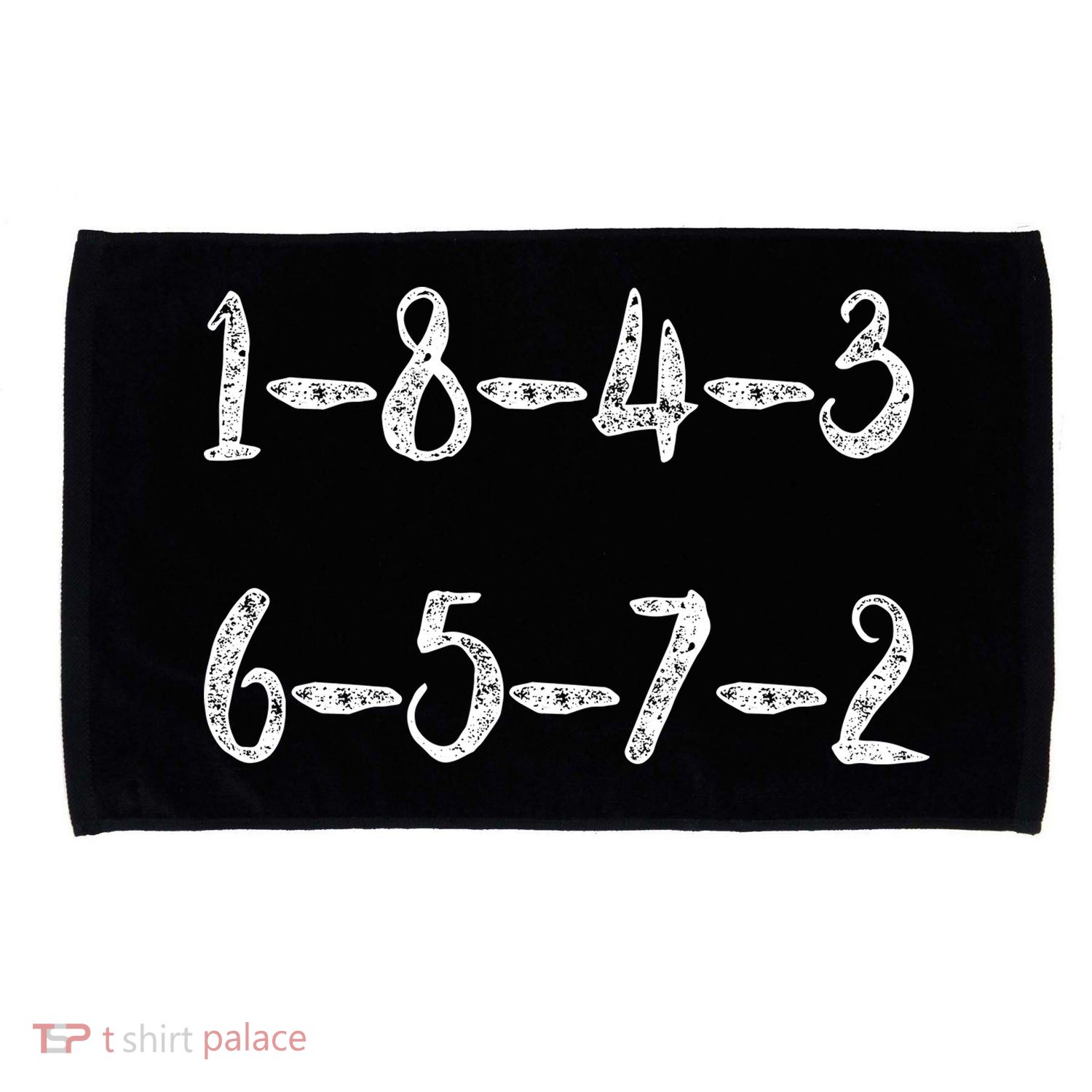 18436572 AWESOME V8 FIRING ORDER CAR ENTHUSIAST Microfiber Hand Towel